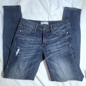 Banana Republic size 25 skinny ankle zip jeans